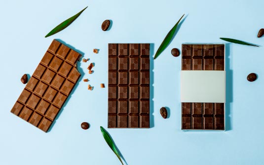Tablettes de chocolat personnalisées, le chocolat de Français – Compléments  d'image